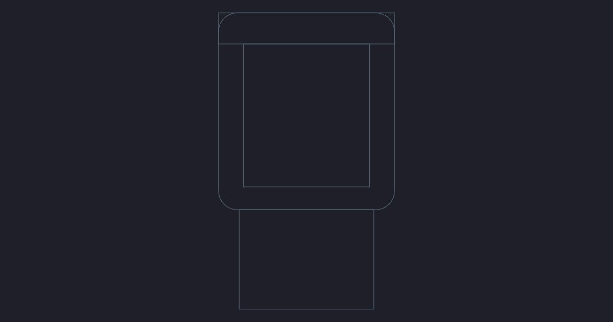 Recliner plan - CAD Block