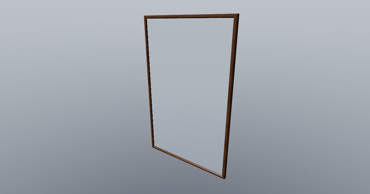 Rectangular mirror - Original Interior Decor