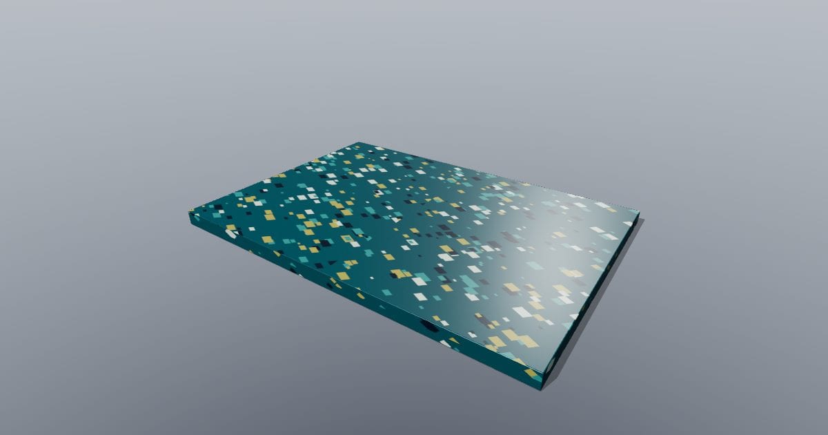 Recycled HDPE panel 500 x 350 x 20 mm