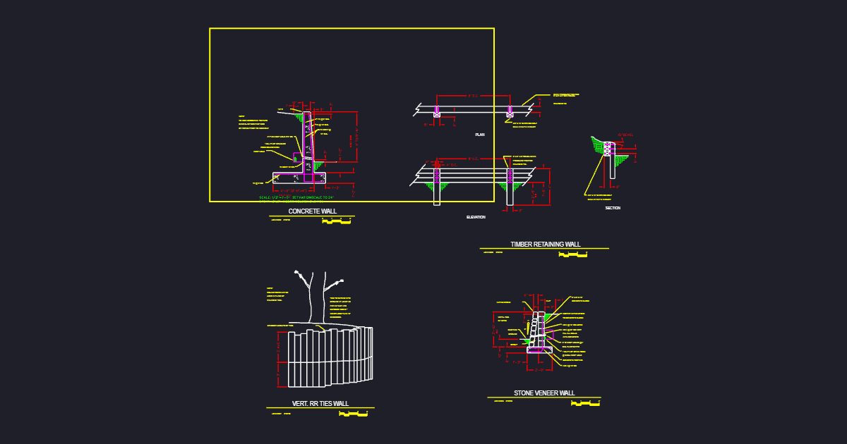 Retaining Walls (USFS TR1_B)