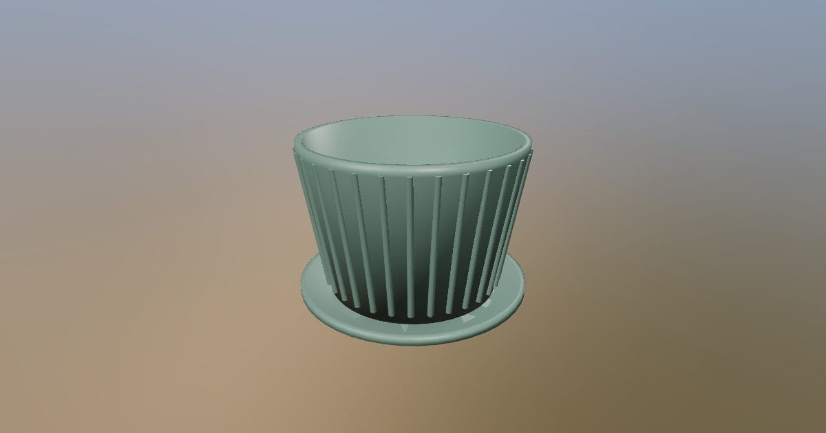 Rib Pot - Planter