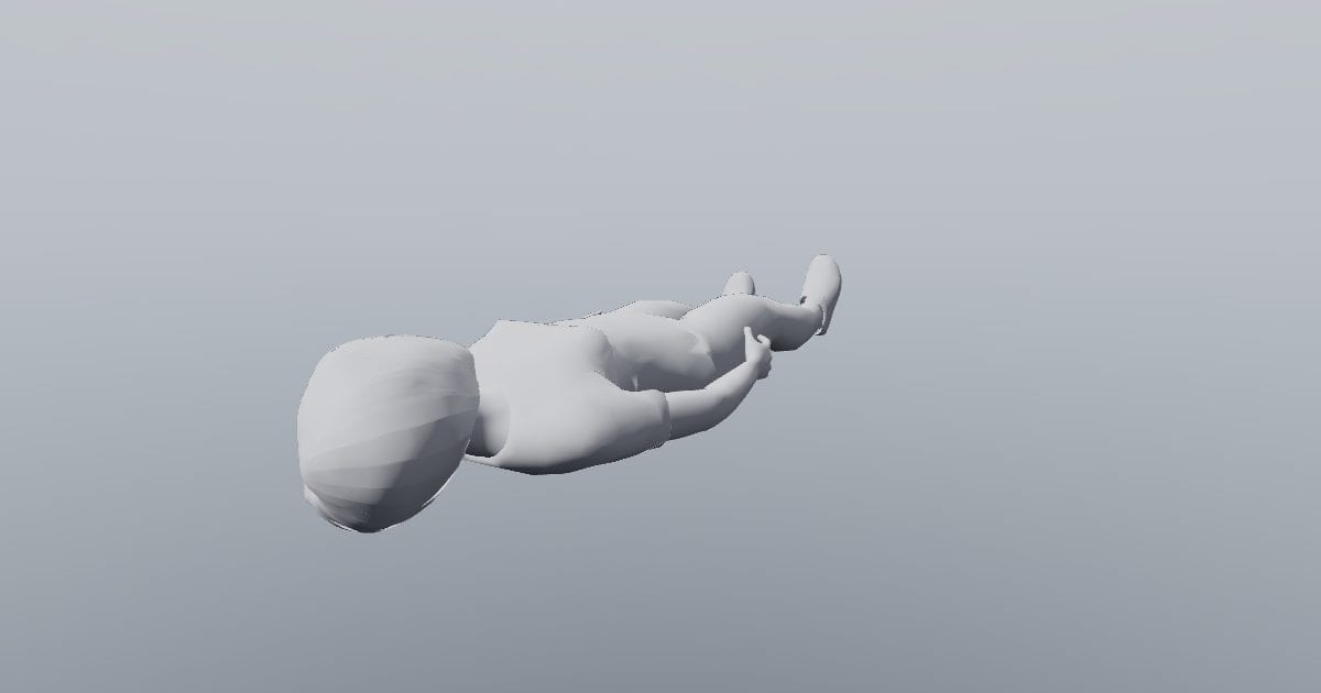 Riley - 3D Person, Woman Standing (OBJ)