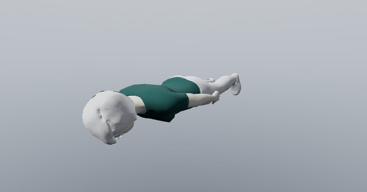 Riley - 3D Person, Woman Standing (PLY)