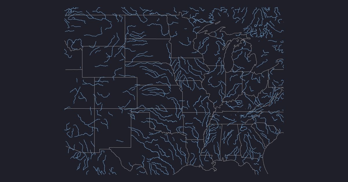 Rivers of the Mississippi basin