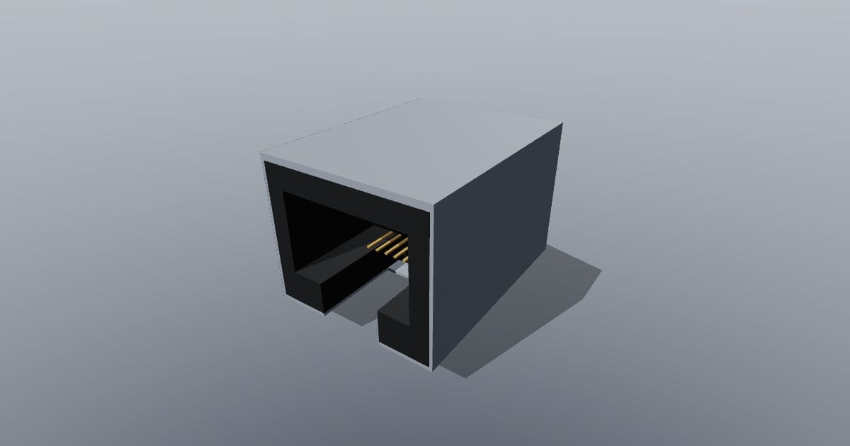RJ45 modular jack