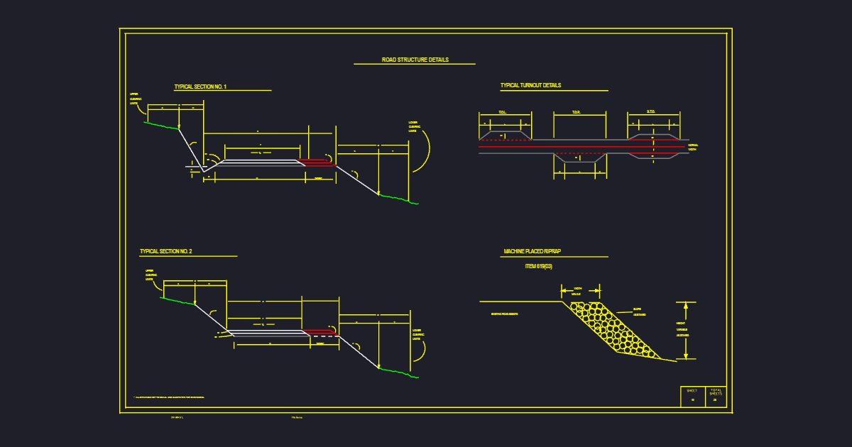 Road Structure Details (USFS BPZ0015B)