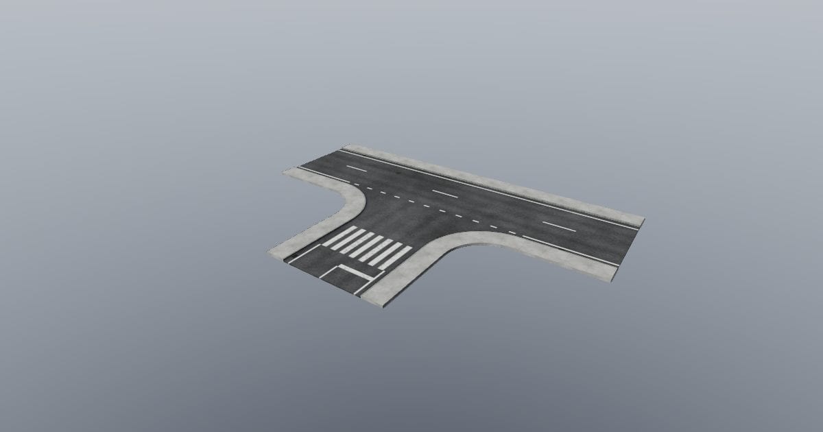 Road T-junction