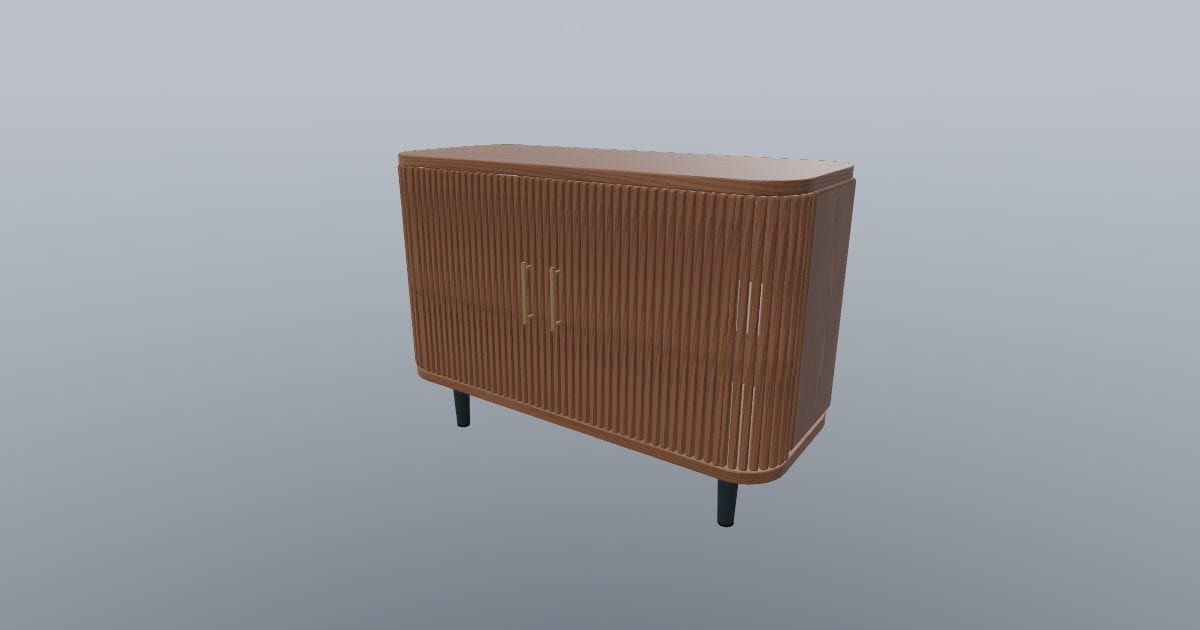 ROLL 110 - Tambour Cabinet