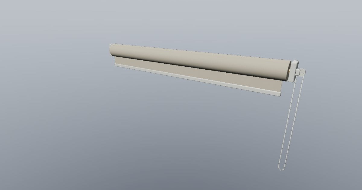 Roller blind up - Original Interior Furnishing