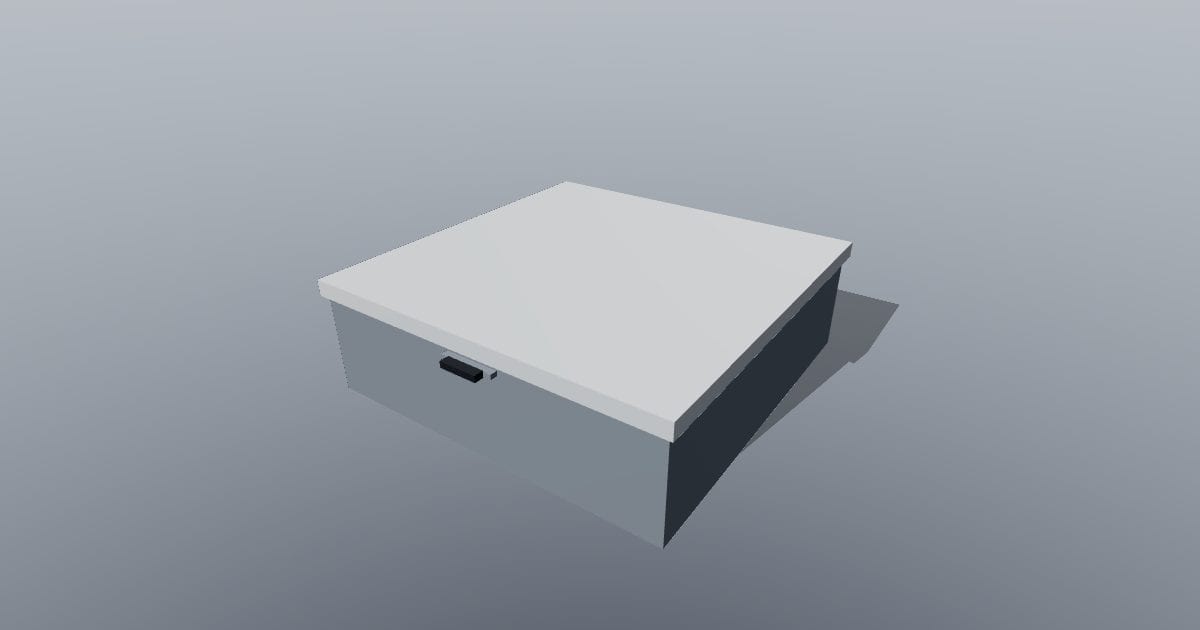 Roof access hatch - Original MEP CAD