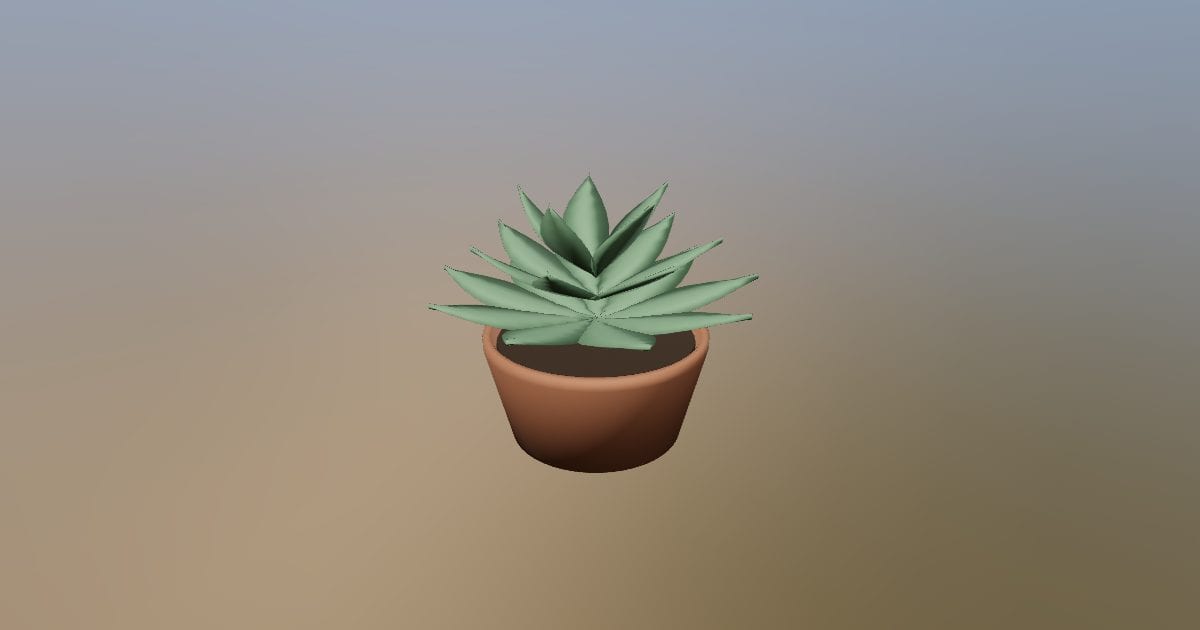 Rosette Plant - Plant Accessory
