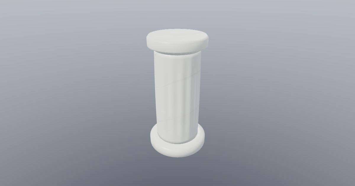 Round column plinth