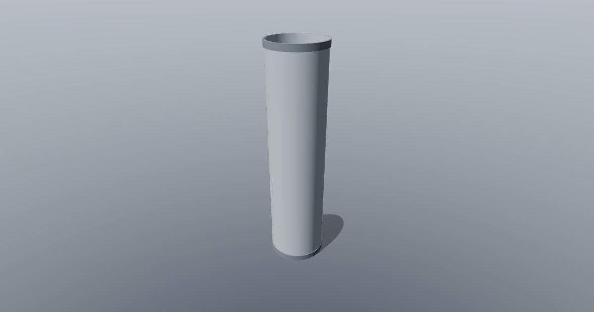 Round duct straight - Original MEP CAD