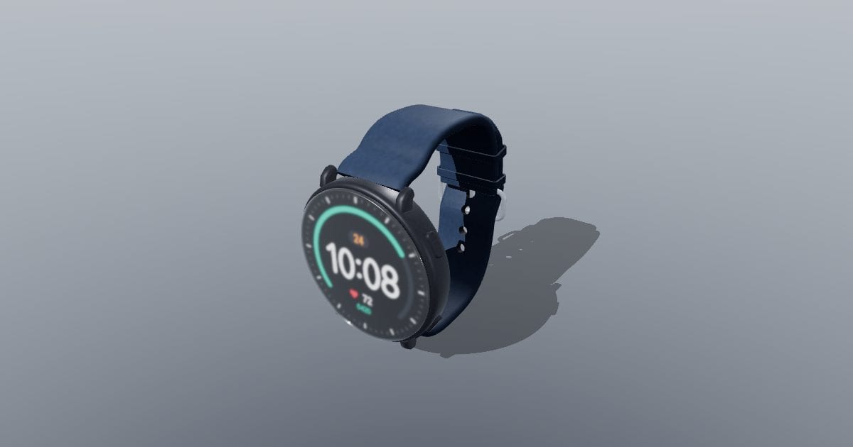 Round smartwatch