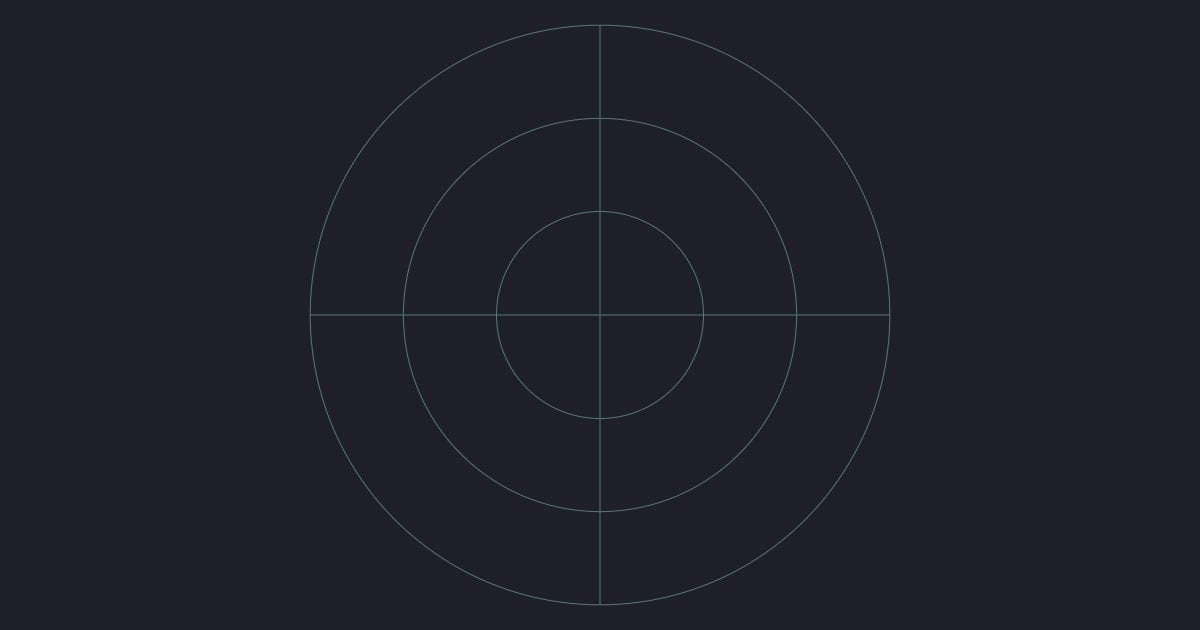 Round supply diffuser - Plumbing and HVAC CAD Symbol