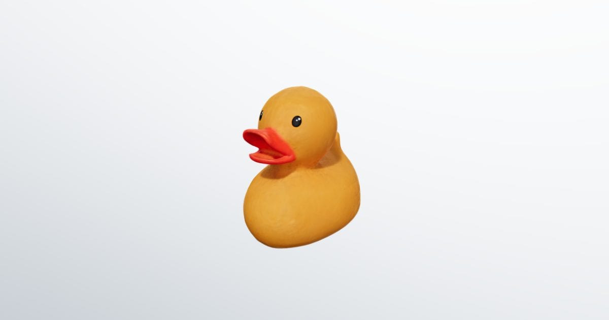 Rubber duck toy (.ksplat): Free KSPLAT 3D model (CC0) | Innerscene 3D ...