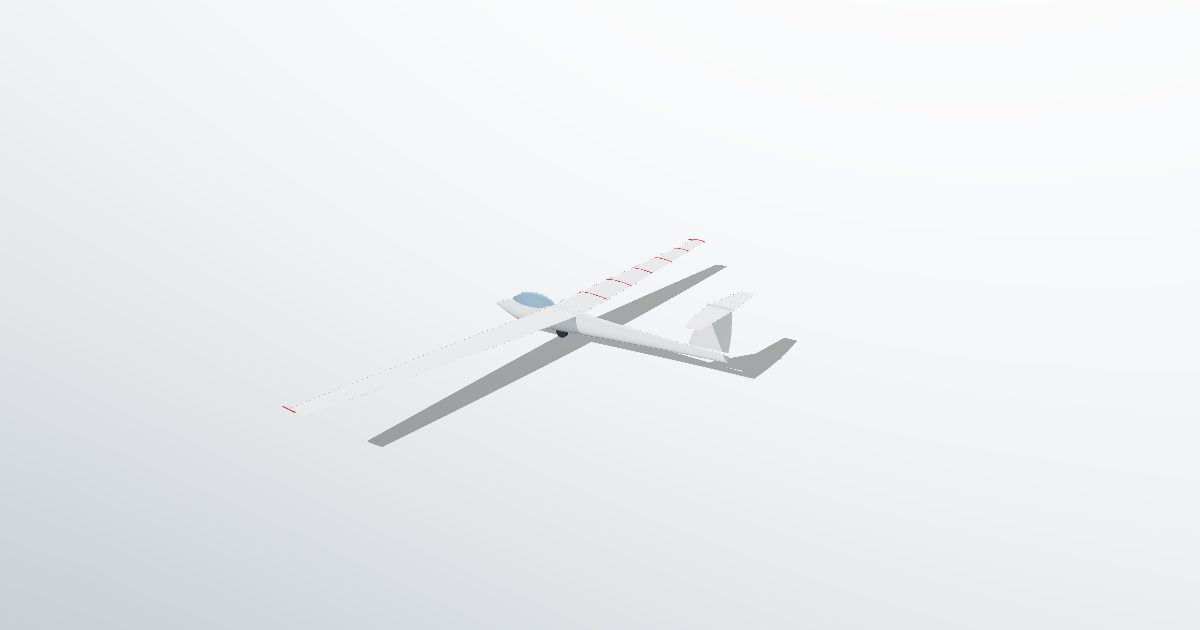 Sailplane, NURBS surfaces
