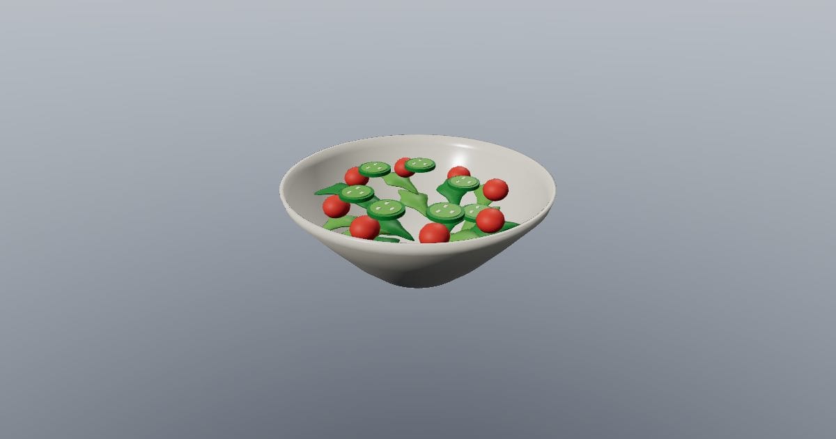 Salad bowl - Original Tableware and Food Prop