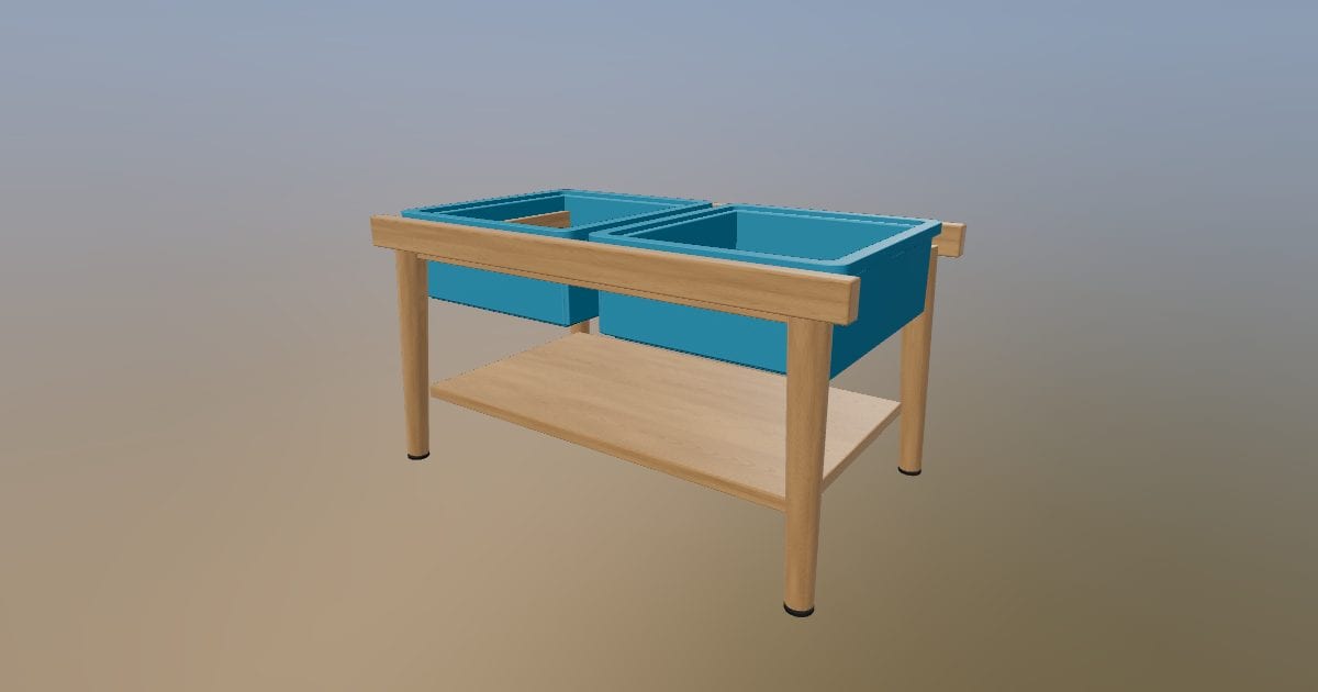 Sand-and-water station - Outdoor Play Table