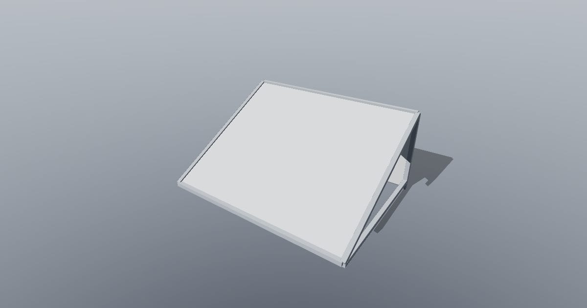 Sawtooth roof light - Original lighting CAD