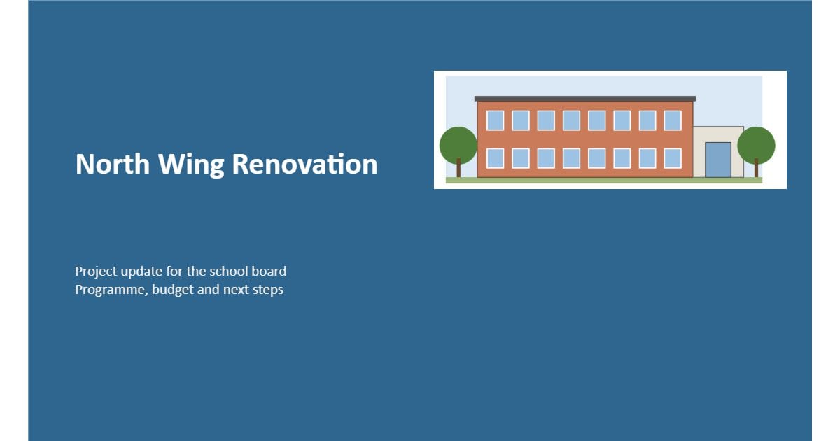 School renovation project update (PowerPoint)