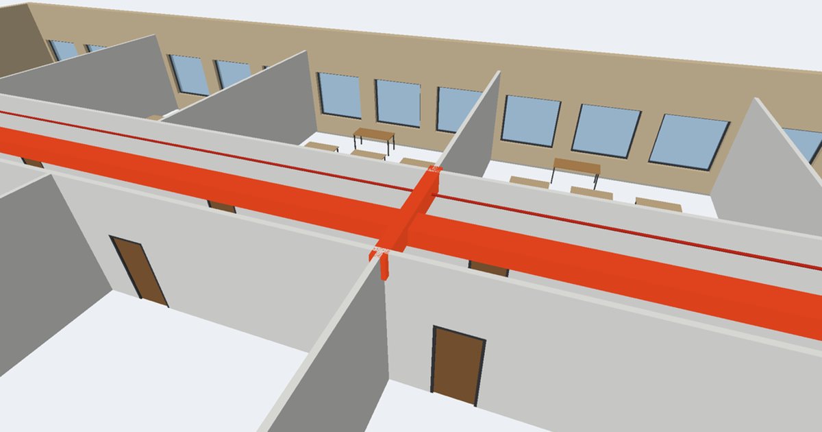School wing MEP clashes (BCF)