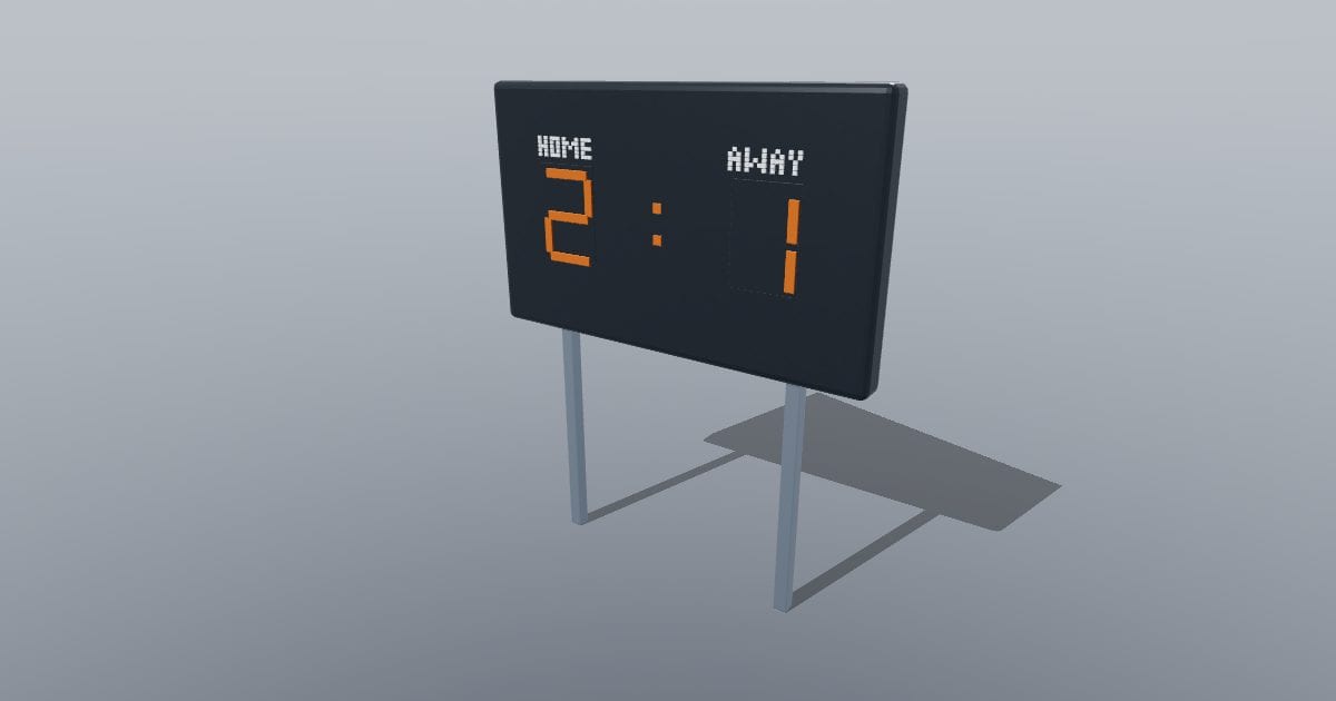 Scoreboard - Sports equipment