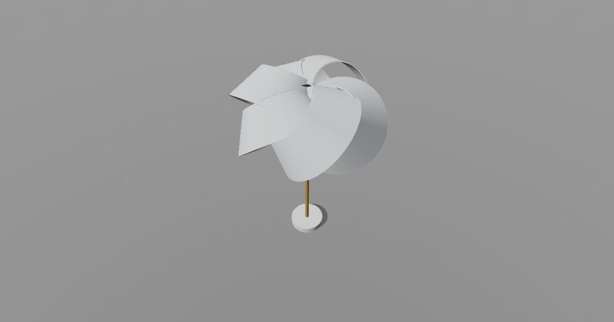 Sculptural pendant - Original lighting CAD