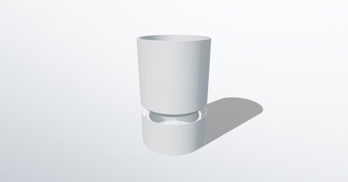 Self-watering plant pot