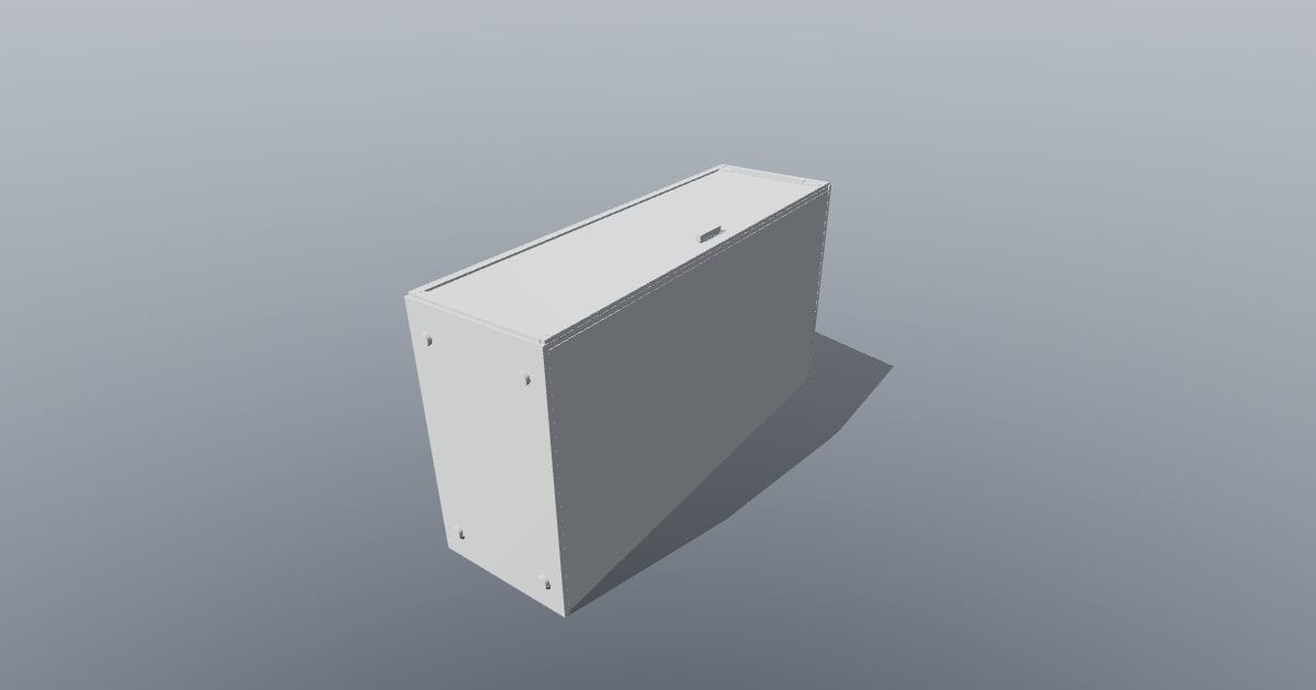 Server rack 42u - Original MEP CAD (3MF)