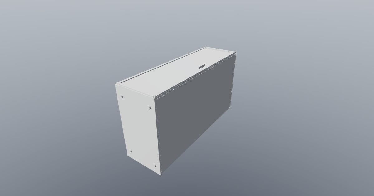 Server rack 42u - Original MEP CAD (Collada DAE)