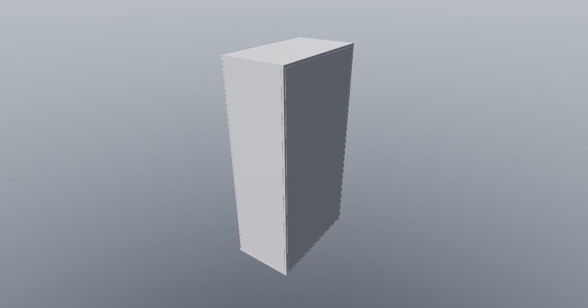 Server rack 42u - Original MEP CAD (OBJ)