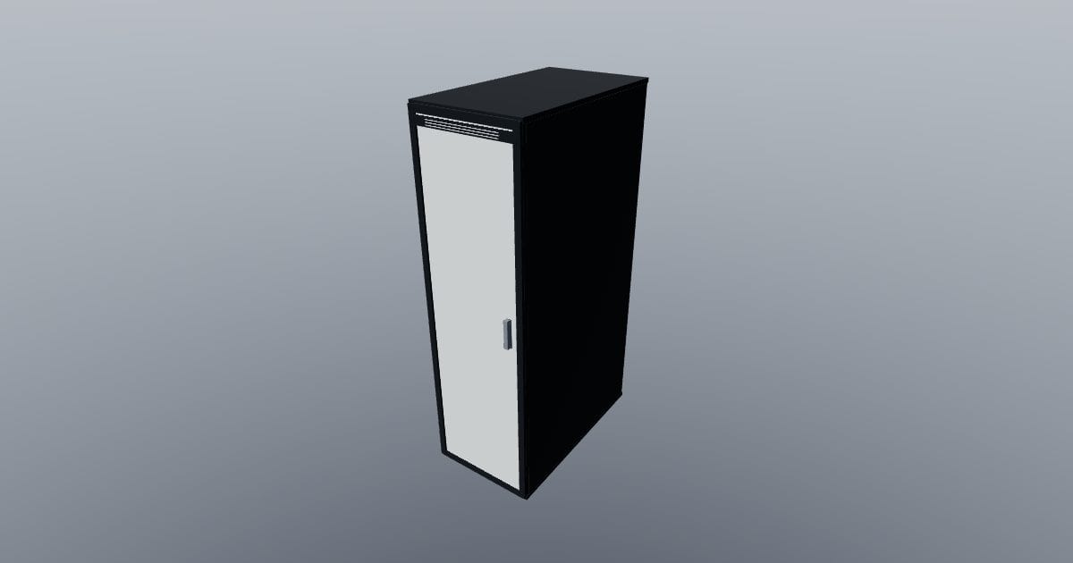 Server rack 42u - Original MEP CAD (PLY)