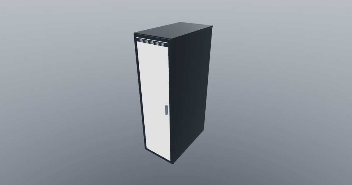 Server rack 42u - Original MEP CAD (USDZ)