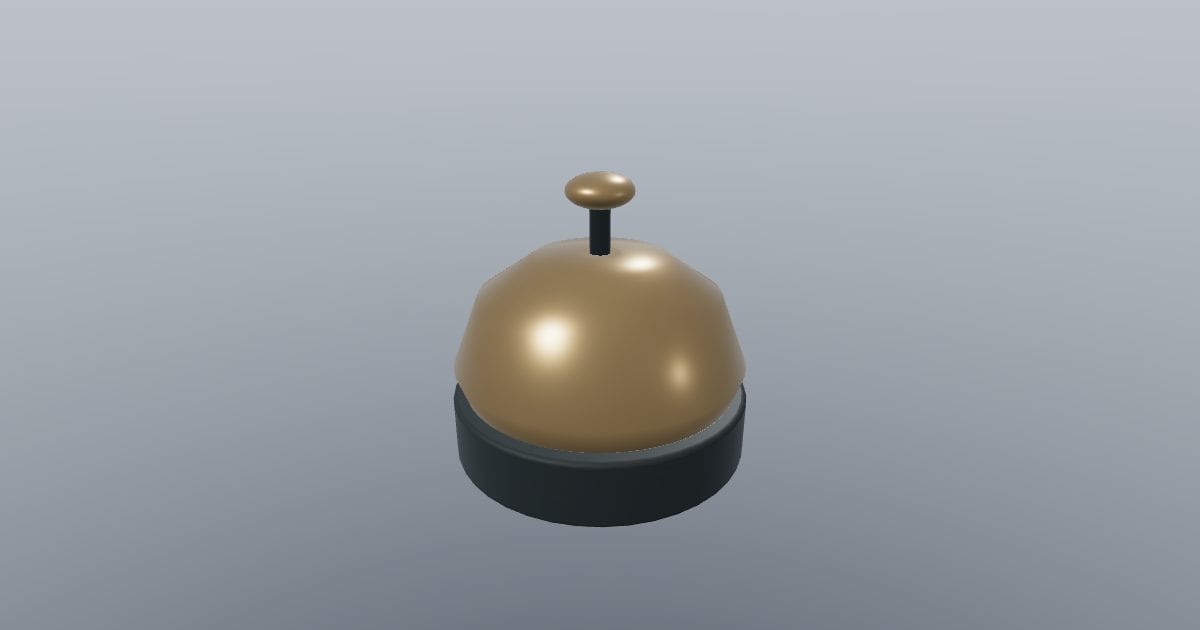 Service Bell - Desk Accessory