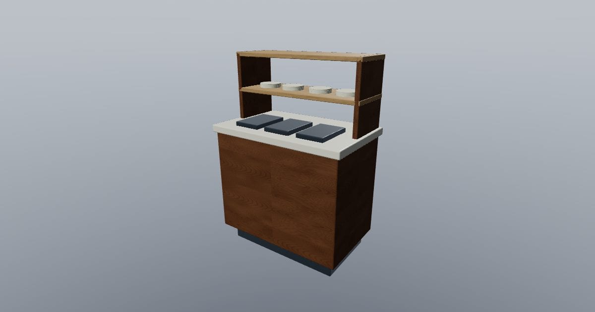 Service station - Original Restaurant Furnishing