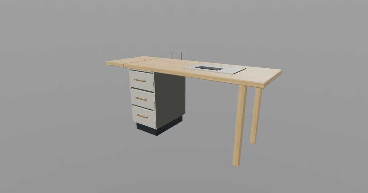 Sewing cabinet table - Sewing Table