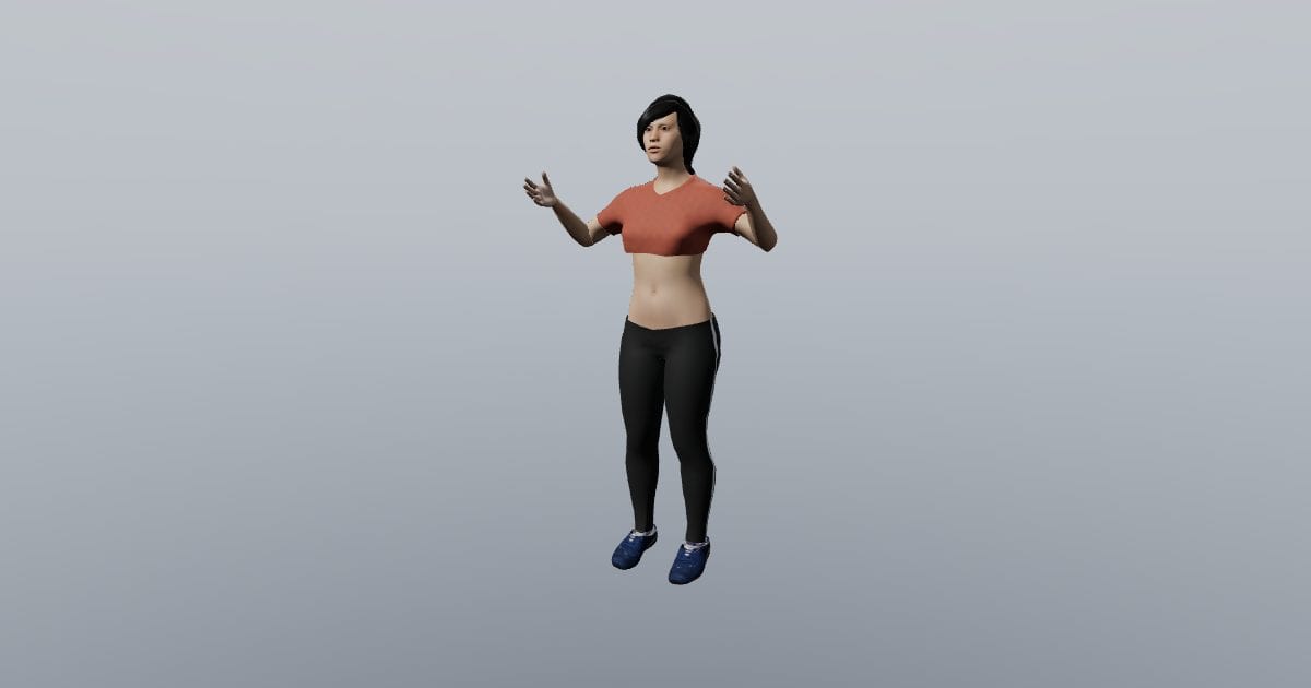 Shrugging - 3D Person, Gestures