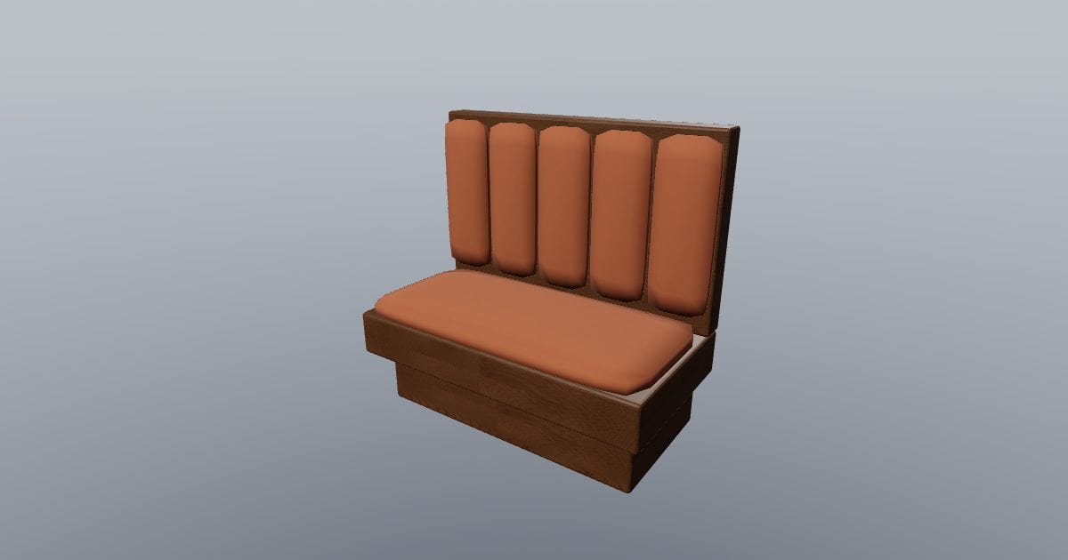 Single booth - Original Restaurant Furnishing