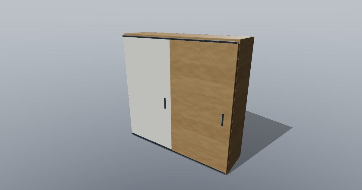 Sliding door wardrobe - Original Interior Furnishing