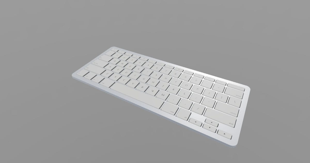 Slim wireless keyboard - Office technology