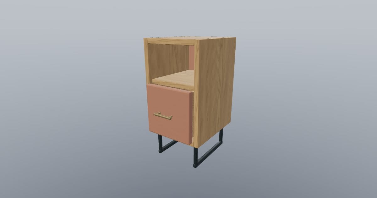 SLIT 30 - Slim Bedside Cabinet