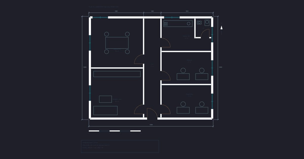 Small office suite - 120 m2