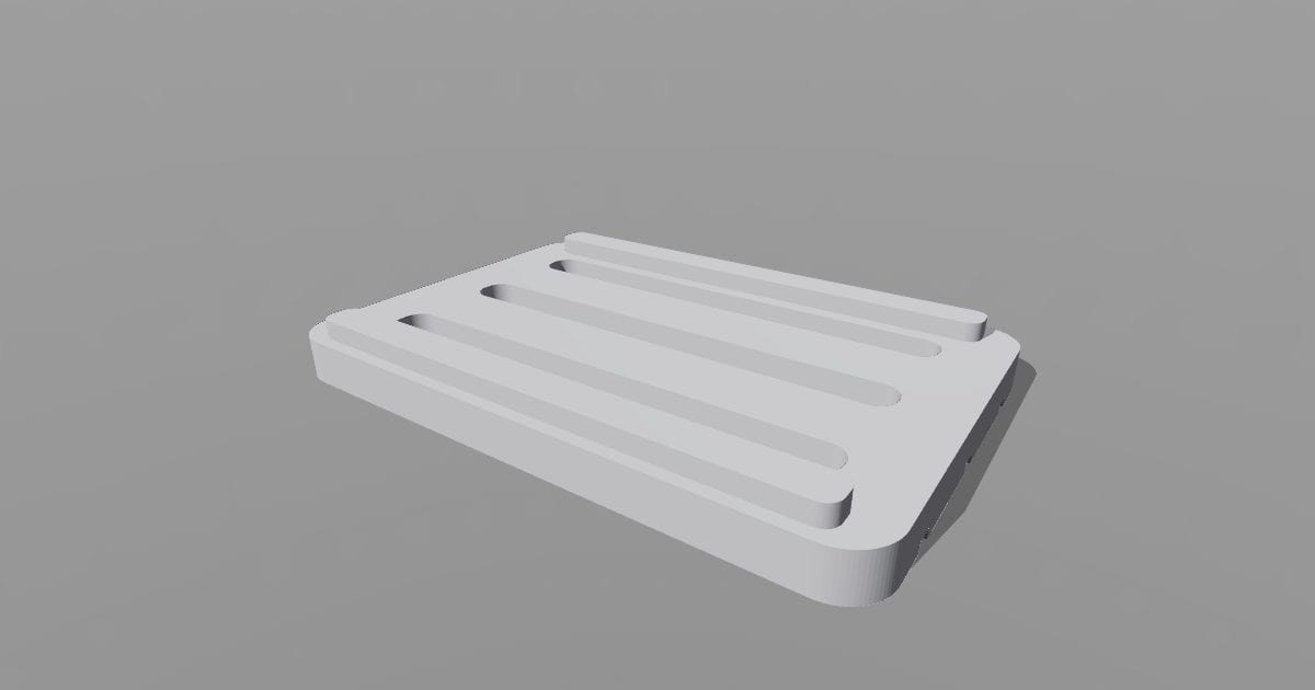 Soap dish - Original 3D printable