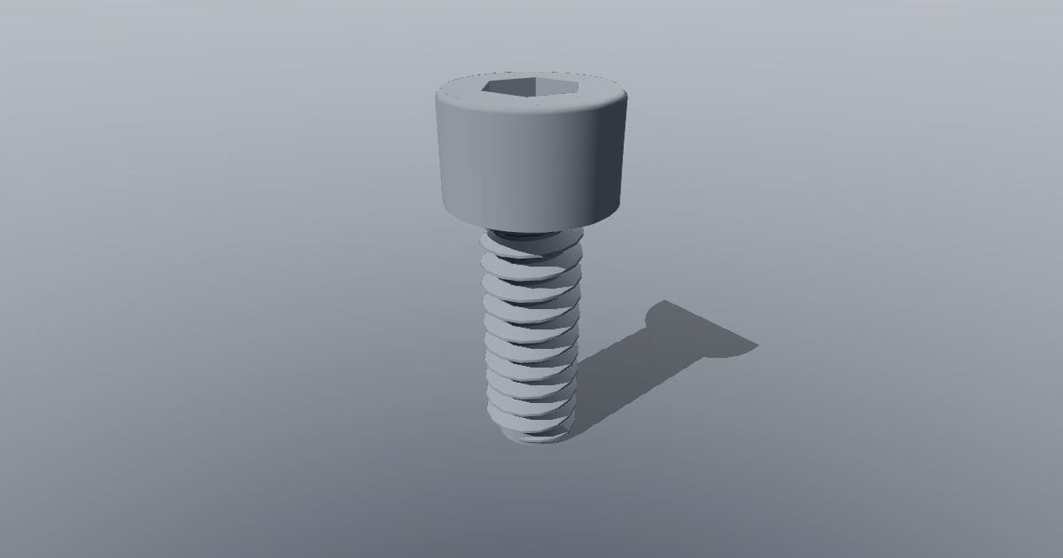 Socket cap screw #6-32 UNC