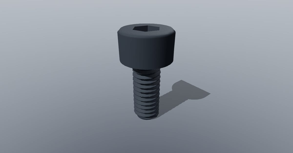 Socket cap screw M2.5 x 6