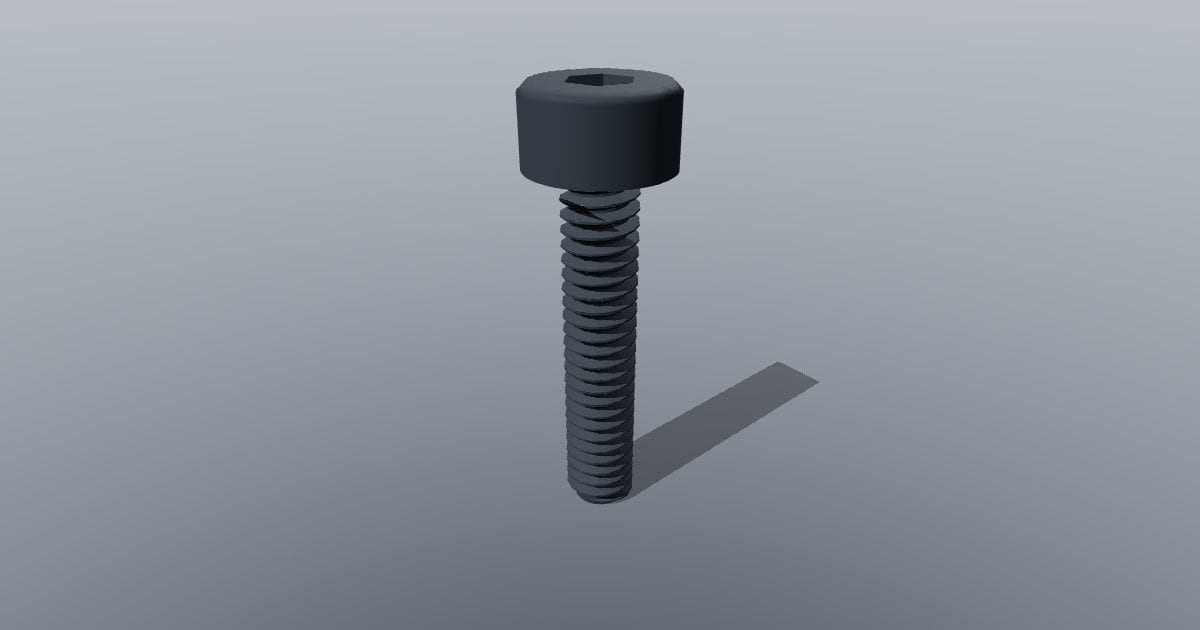 Socket cap screw M2 x 10