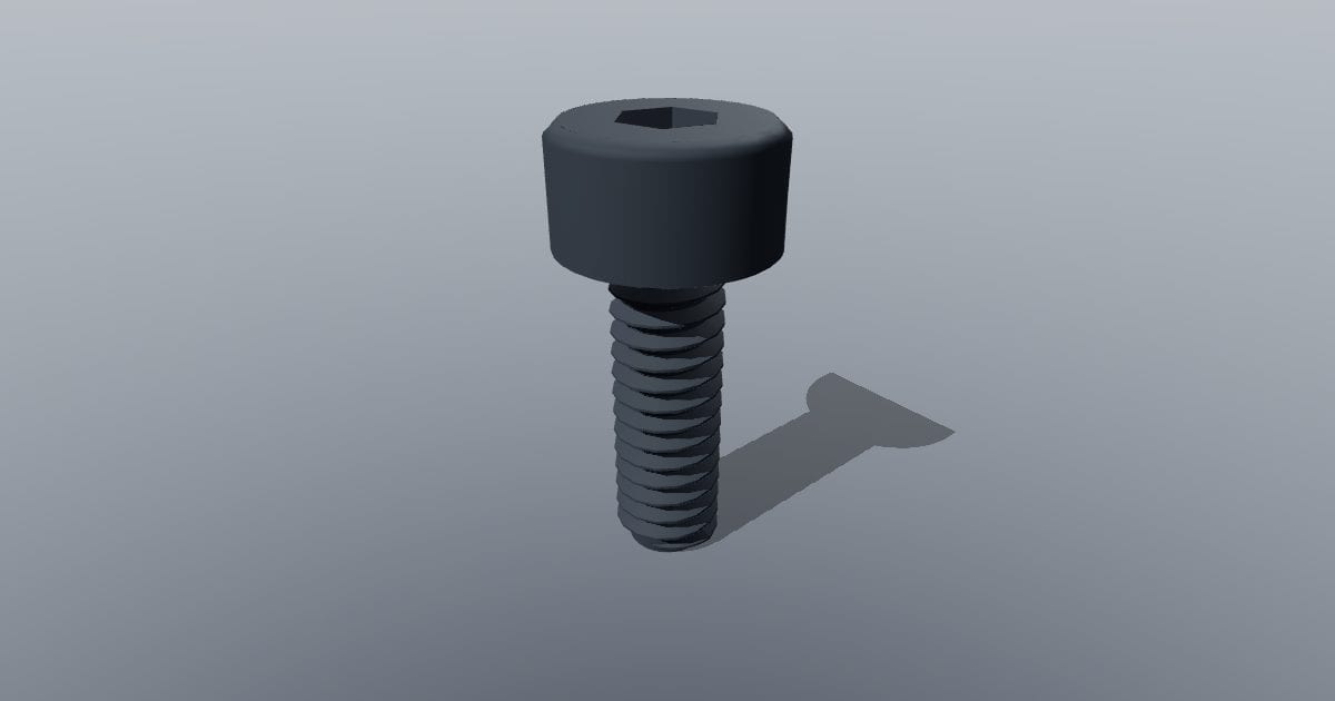 Socket cap screw M2 x 6