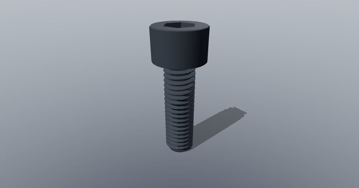 Socket cap screw M6 x 20