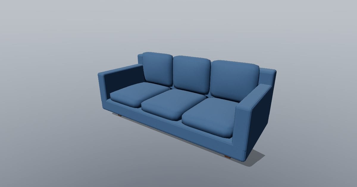 Sofa bed closed - Original Interior Furnishing
